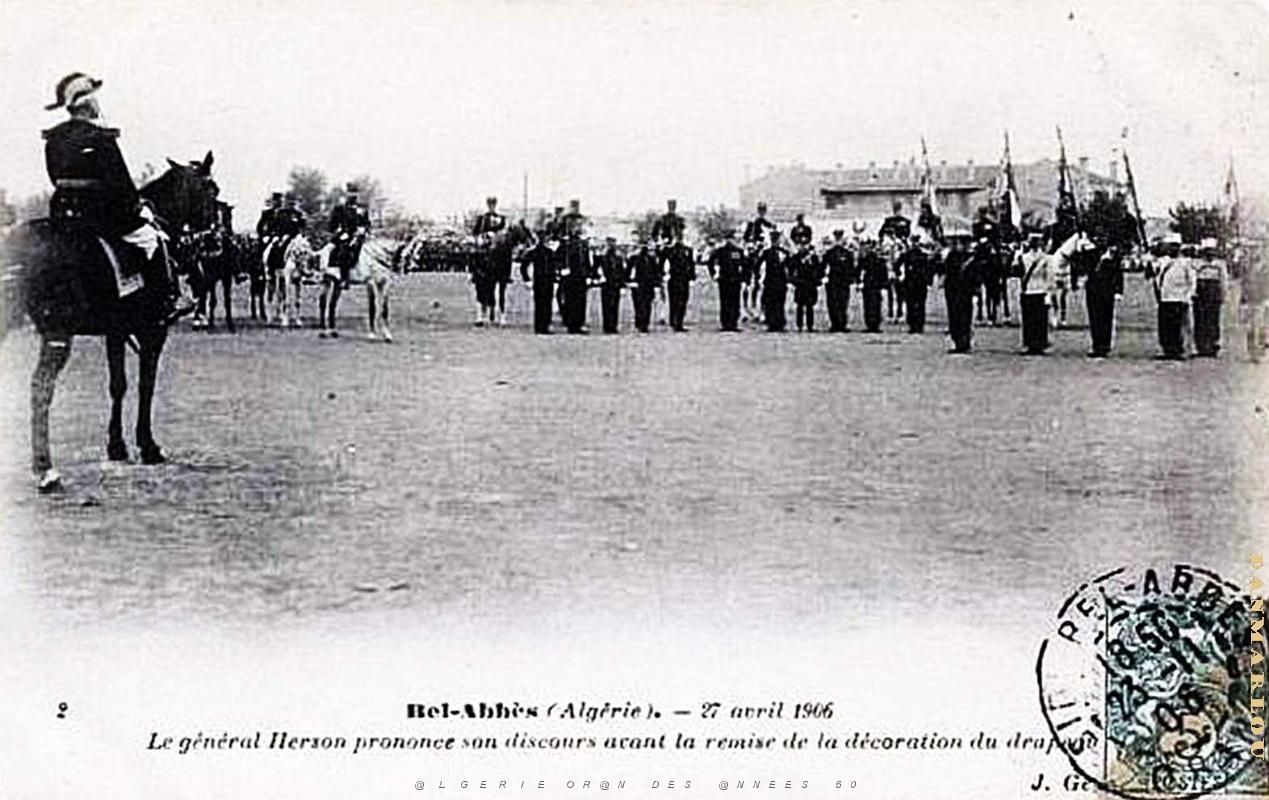 Sidi-bel-abbes- Cavalcade depart Legion au Tonkin -04.jpg